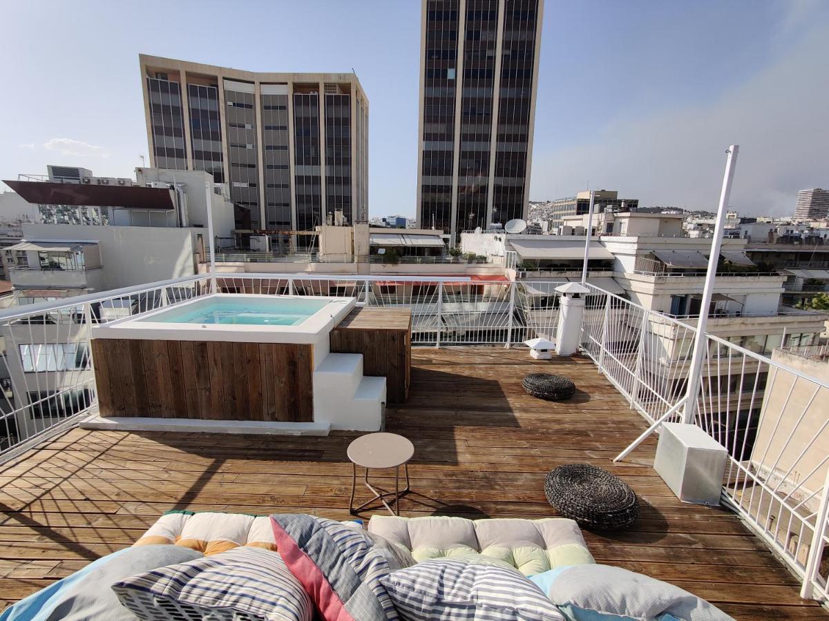 Unique Solar Penthouse With Jacuzzi And Sauna In Central Athens Ngoại thất bức ảnh